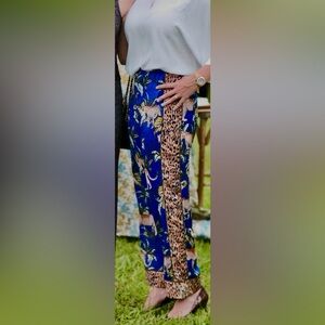 🖤 Le Superbe Leopard Jungle Print Pants | Size 8 | Like New 🖤🐆